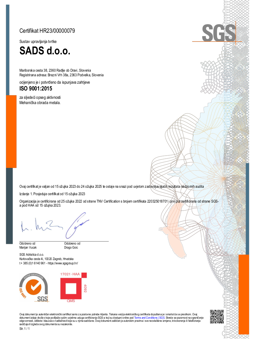 VARcert certificate